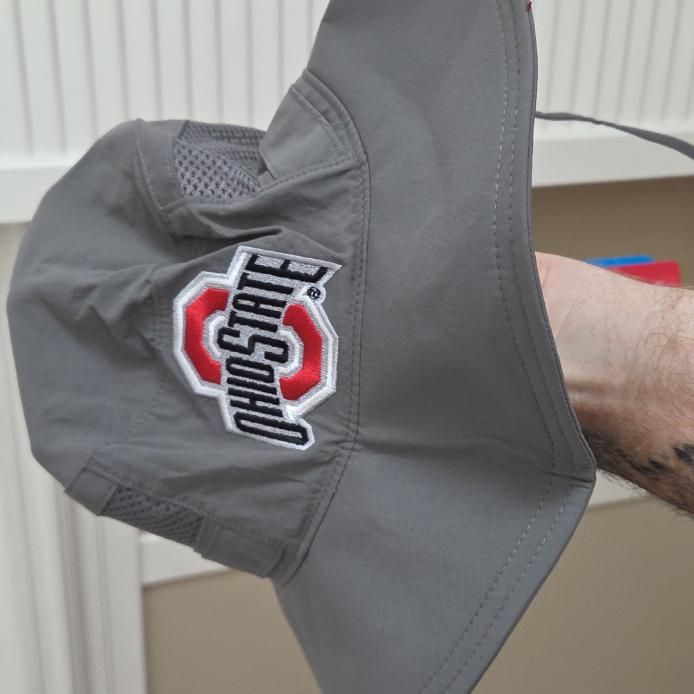 Ohio State Buckeye Columbia Gray Bucket Hat